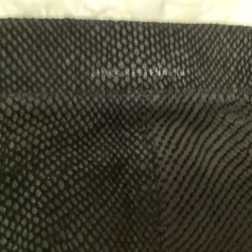 EUC Aimee Kestenburg black suede leather shoulder‎ chest snake - Picture 5 of 17